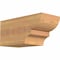 Ekena Millwork Ridgewood Smooth Rafter Tail, Western Red Cedar, 5 1/2"W x 6"H x 12"L RFT06X06X12RID00SWR - alternate 1